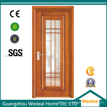 Puerta de madera compuesta decorativa para el hogar (WDH10)